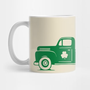 Irish Shamrock Old Truck St. Patrick's Day Mug